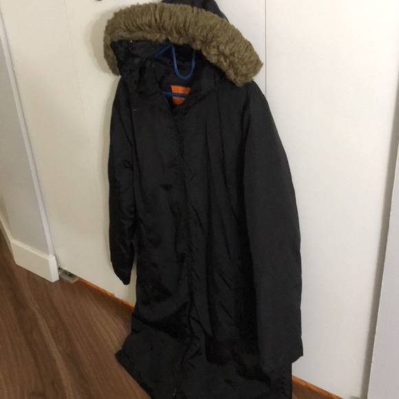 2 items, Cable knit dual pockets Cardigan size 11-12 Y and winter jacket size M - Picture 7 of 7